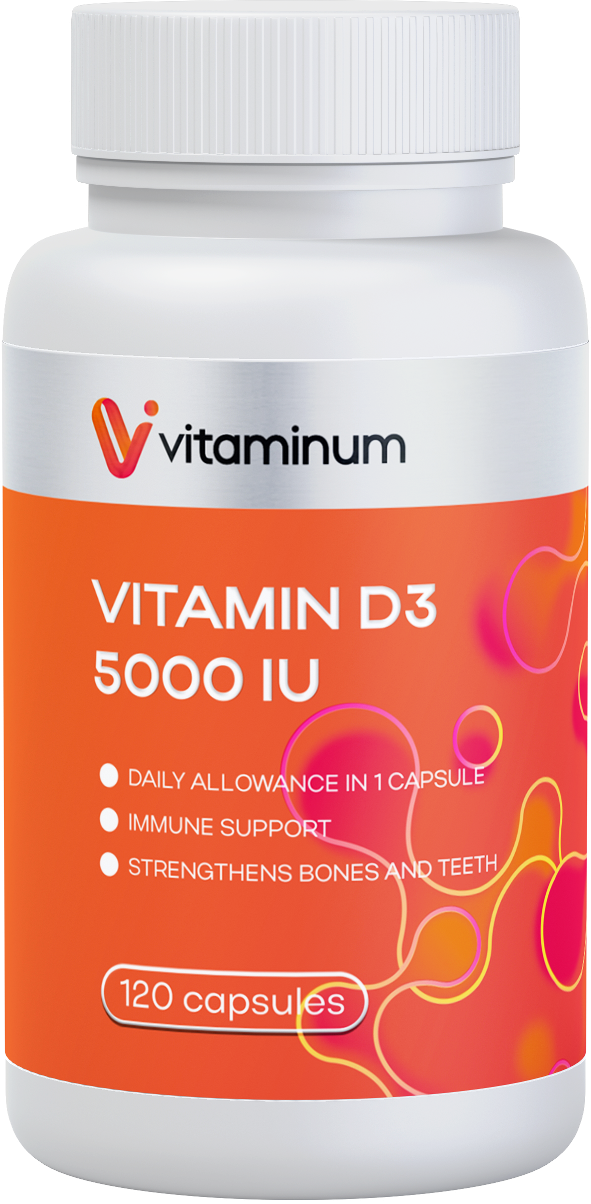  Vitaminum ВИТАМИН Д3 (5000 МЕ) 120 капсул 260 мг  в Усолье-Сибирское